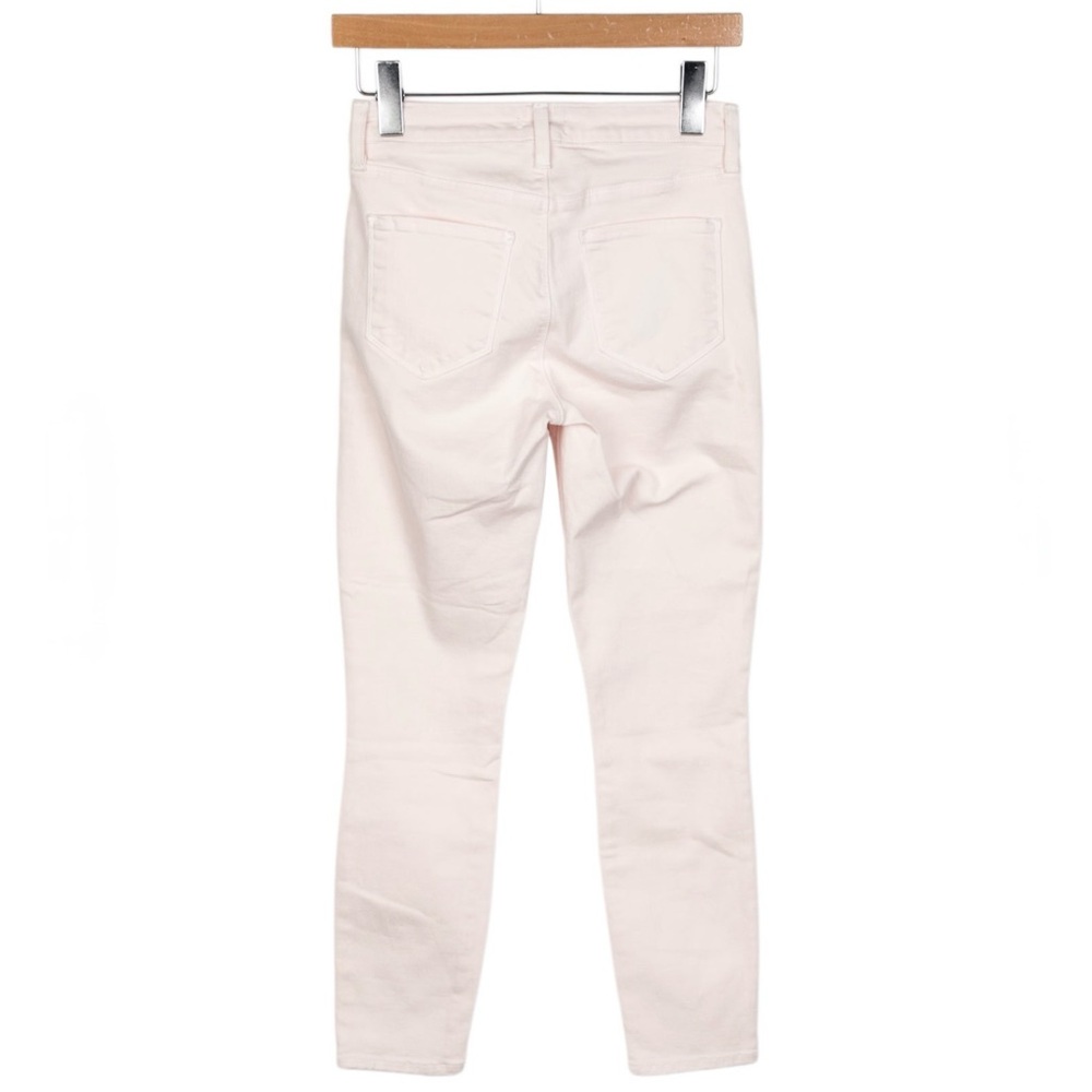 L'AGENCE Margot High Rise Skinny Jeans in Ballerina Pink - Picture 5 of 6